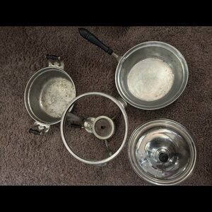 Stainless Steel Cookware Set - Silver
